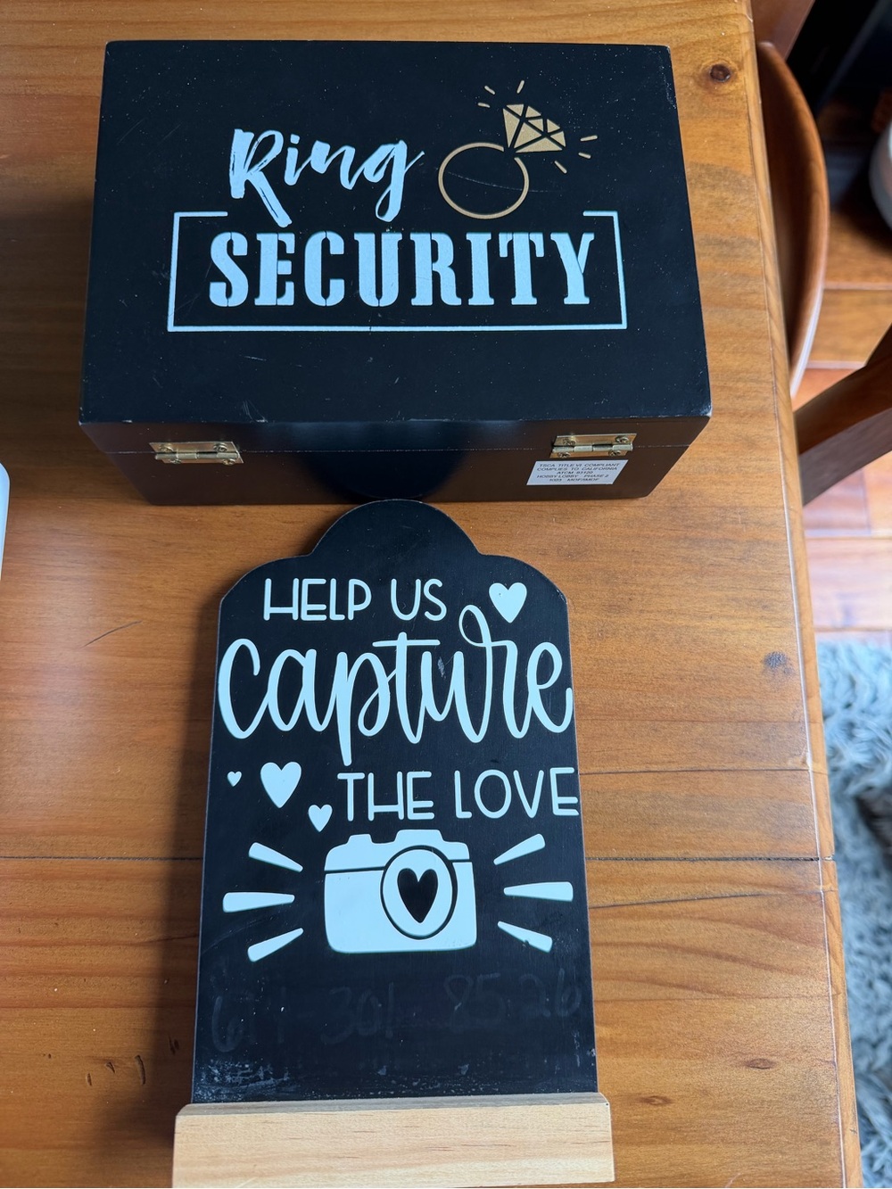 Wedding items